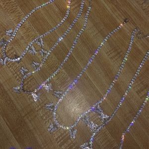 Butterfly Iced Out Necklace!